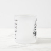 ボタンが1単語である フロストグラスマグカップ (中央)