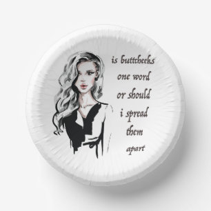 ボタンが1単語である ペーパーボウル