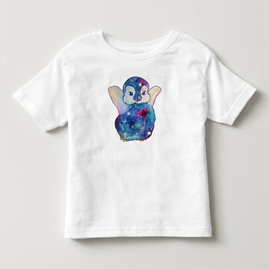 ボタンという名のペンギン トドラーTシャツ (正面)