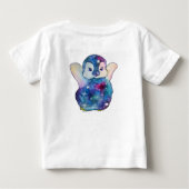 ボタンという名のペンギン ベビーTシャツ (裏面)