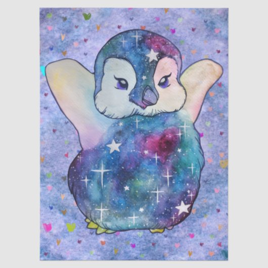 ボタンという名のペンギン 薄葉紙 (正面)