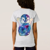 ボタンという名のペンギン Tシャツ (裏面)