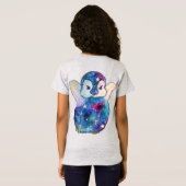 ボタンという名のペンギン Tシャツ (裏面フル)