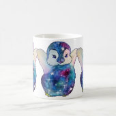 ボタンという名前のペンギン コーヒーマグカップ (中央)