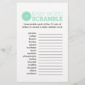 ボタンとしてかわいい(ターコイズ) チラシ (正面)