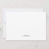 ボタンとしてかわいい(ターコイズ) 案内状 (裏面)