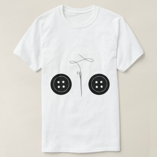 ボタンとして可愛いコラリネジョーンズ Tシャツ (デザイン正面)