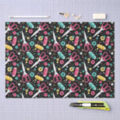 ボタンとスプール 薄葉紙 (クラフト)