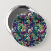 'ボタンとパッチ" 缶バッジ (正面&裏面)