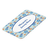 ボタンと裁縫針 マグネット (左側)