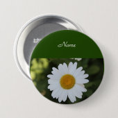 ボタンに印刷されたデイジー、文字、フォントは変更できる 缶バッジ (正面&裏面)