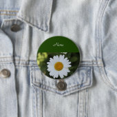 ボタンに印刷されたデイジー、文字、フォントは変更できる 缶バッジ (インサイチュ)