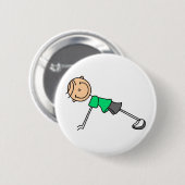 ボタンに運動させる棒の姿 缶バッジ (正面&裏面)