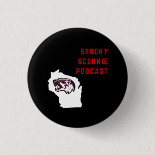 ボタンのあたりでPodcast不気味なSconnie 缶バッジ