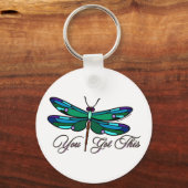 ボタンのキーチェーン – こ得の キーホルダー (正面)