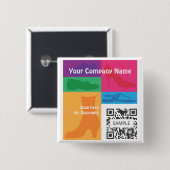 ボタンのテンプレートのファッションの靴 缶バッジ (正面&裏面)