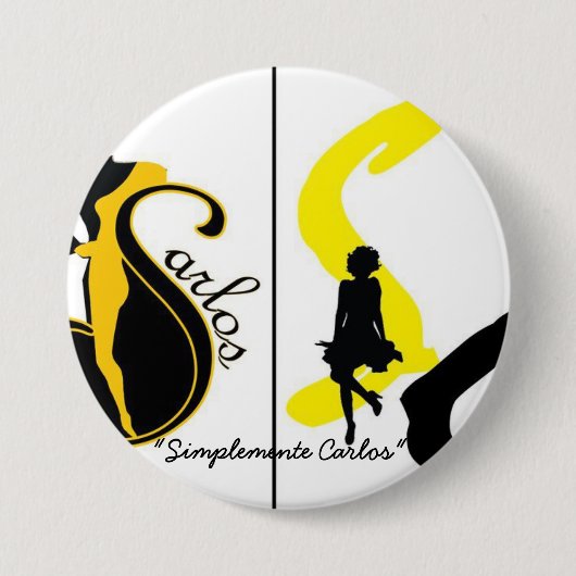 ボタンのテンプレートを満たして下さい 缶バッジ (正面)