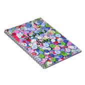 ボタンのノートとしてかわいい ノートブック (右側)