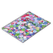 ボタンのノートとしてかわいい ノートブック (左側)