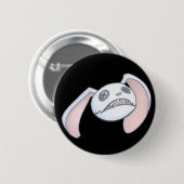 ボタンのバニー 缶バッジ (正面&裏面)