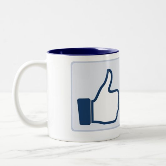 ボタンのマグのように ツートーンマグカップ (左)