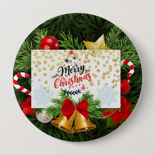 ボタンの丸ボタン 缶バッジ (正面)