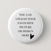 ボタンの個人用設定2-1/4" 缶バッジ (正面)