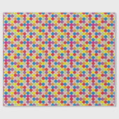 ボタンの包装紙 ラッピングペーパー (フラット)