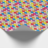 ボタンの包装紙 ラッピングペーパー (角)