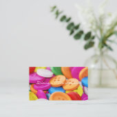 ボタンの名刺 名刺 (スタンド正面)