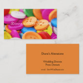 ボタンの名刺 名刺 (正面/裏面)