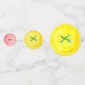 ボタンの子どもとして可愛いパーティー紙吹雪 コンフェッティ (正面)