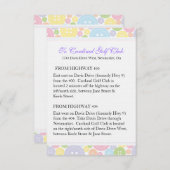 ボタンの方向としてカスタムなかわいい エンクロージャーカード (正面/裏面)