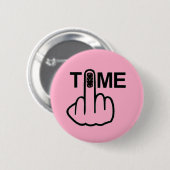 ボタンの時間の反転 缶バッジ (正面&裏面)