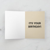 ボタンの木びき台の誕生日 カード (内部)