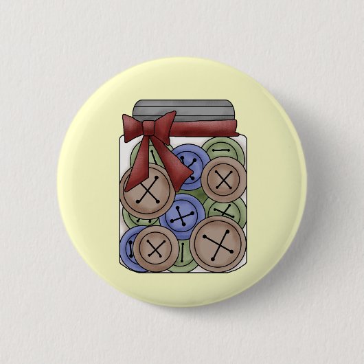 ボタンの瓶 缶バッジ (正面)