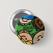 ボタンの確信 缶バッジ (正面&裏面)