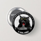 ボタンのC4SS Lazer猫 缶バッジ (正面&裏面)