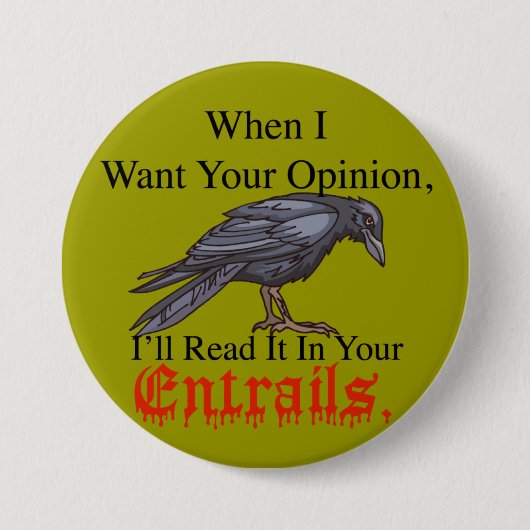 ボタンのEntrails 缶バッジ (正面)