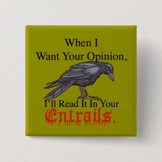 ボタンのEntrails 缶バッジ (正面)