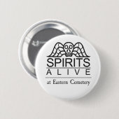 ボタンのSpirits Aliveロゴ 缶バッジ (正面&裏面)