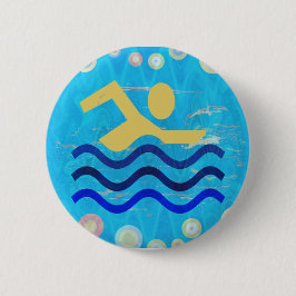 ボタンは熱い時の心を冷却します 缶バッジ