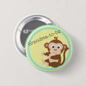 ボタンは祖母にあります 缶バッジ (正面&裏面)