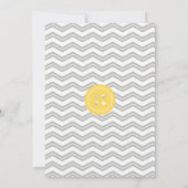 ボタンみたいにカワイイ ベイビーシャワーの招待状 招待状 (裏面)