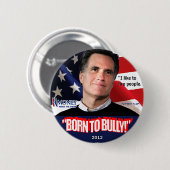 -ボタンをいじめるために生まれて下さい 缶バッジ (正面&裏面)