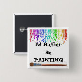 ボタンをむしろ絵を描くこと 缶バッジ (正面&裏面)