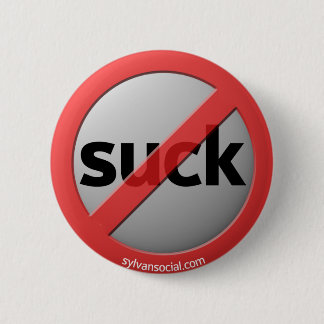 ボタンを吸わないで下さい 缶バッジ