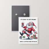 ボタンを押しても飲いい™ 缶バッジ (正面/裏面)