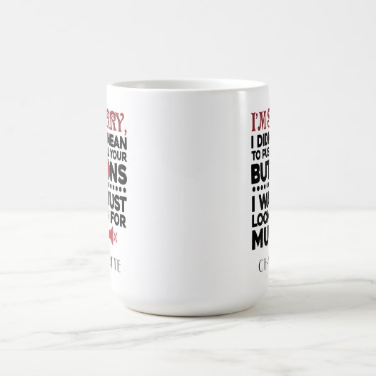 ボタンを押すことを意味していない同僚のボス コーヒーマグカップ (中央)