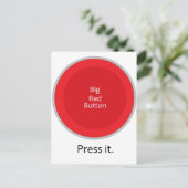 ボタンを押す ポストカード (スタンド正面)